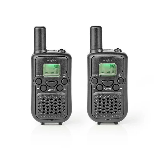 Nedis TK0500 Ensemble talkie-walkie PTT/VOX, jusqu’à 5 km, noir