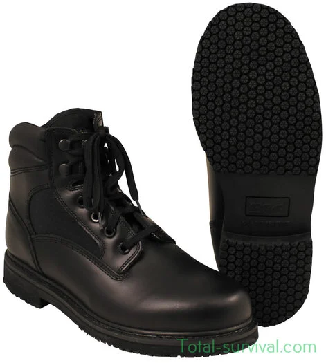 OP Gear bottes mi-hautes, chaussures de sécurité, noir