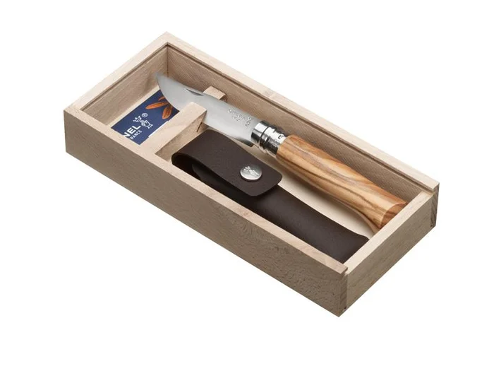 OP2985 OPINEL PLUMIER OPINEL 8 VRI OLIVIER + ETUI