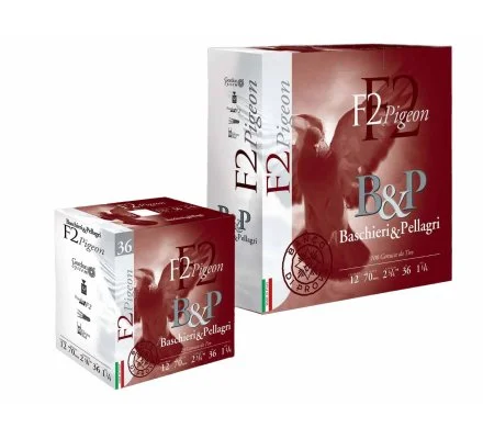 Pack 100 Cartouches B&P F2 Pigeon 36gr 12 /70