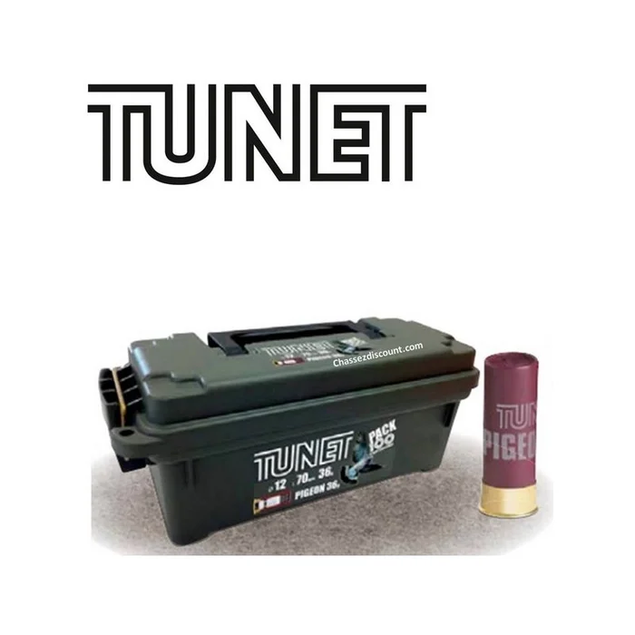 Pack 100 Cartouches Grive Tunet + Boite De Transport