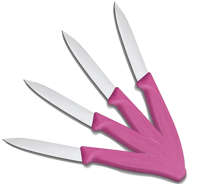 Pack 4 couteaux de table rose VICTORINOX