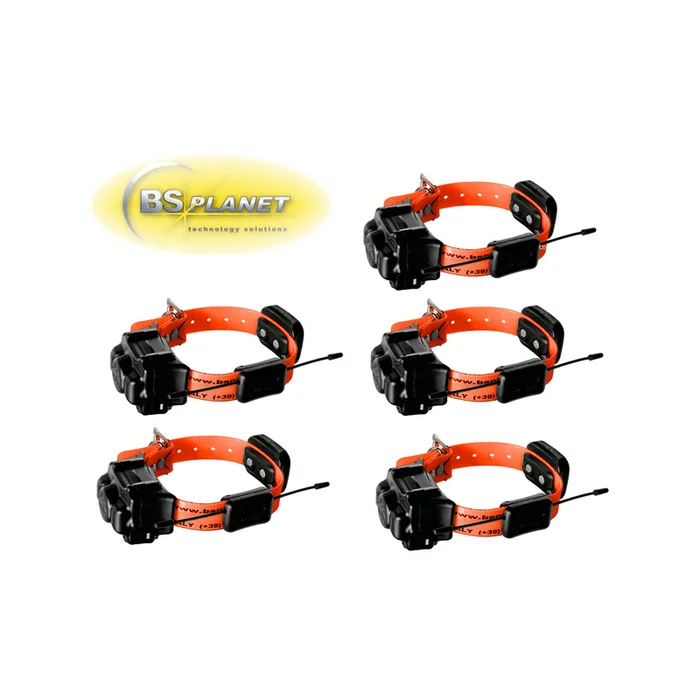 PACK 5 COLLIERS DE LOCALISATION BS PLANET GPS TOUTES OPTIONS BS999