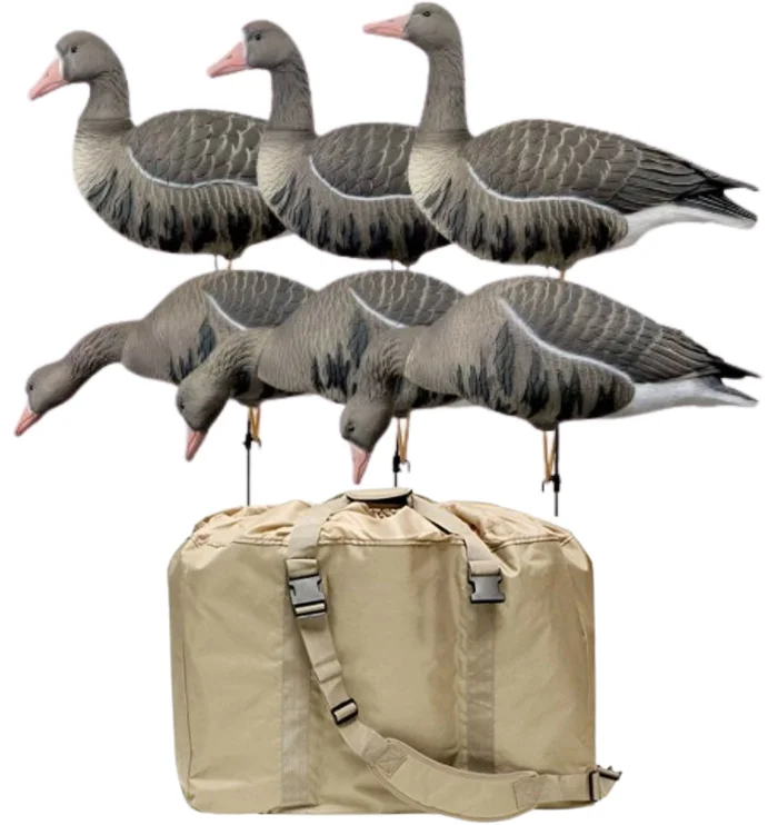 Pack 6 oies rieuses à pattes full HD avec sac de transport XTREM MIGRATEURS