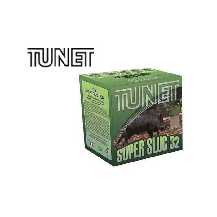 Pack Balles Super Slug 32 Par 25 Tunet