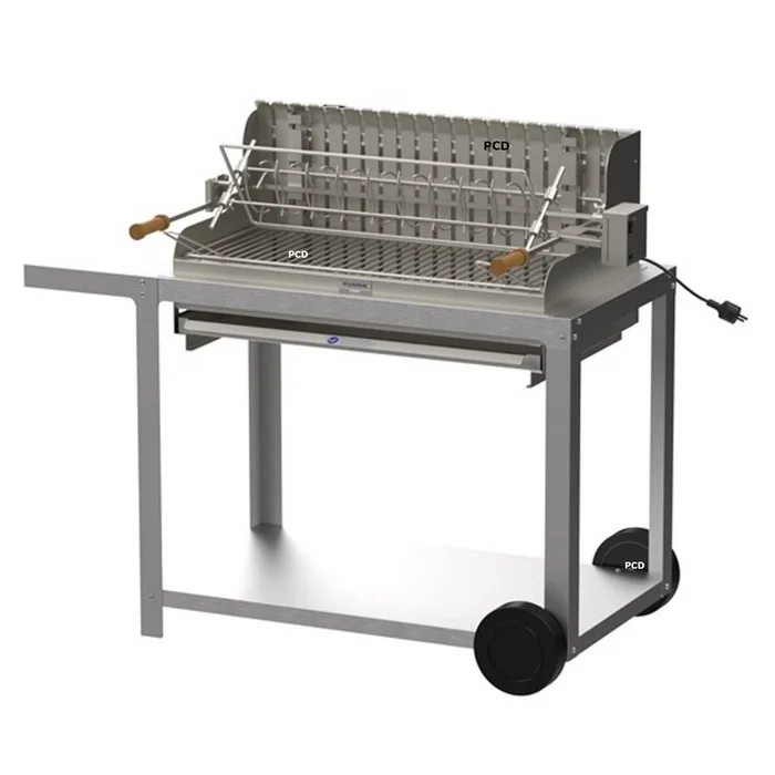 Pack Barbecue Charbon Et Chariot Le Marquier Irissarry En Inox