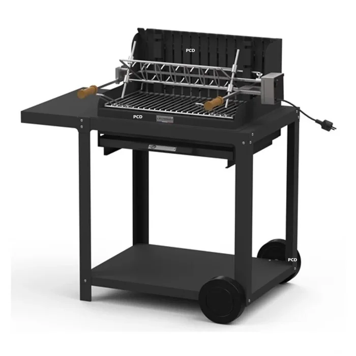 Pack Barbecue Charbon Et Chariot Le Marquier Mendy En Acier