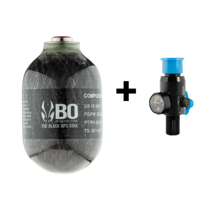 Pack bouteille BO Manufacture Kevlar 0,5L + régulateur Dye 4500 PSI