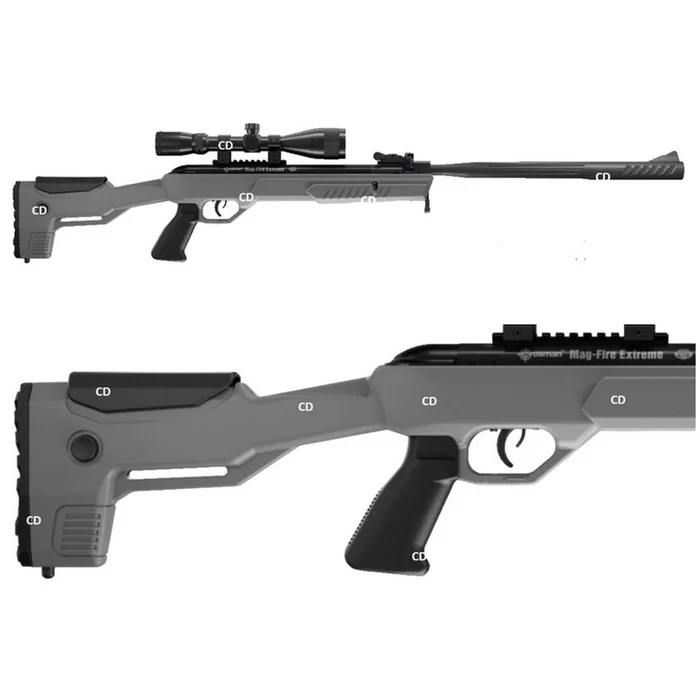 Pack Carabine Crosman Elite Mag Fire Extrem Nitro Piston 20 Joules