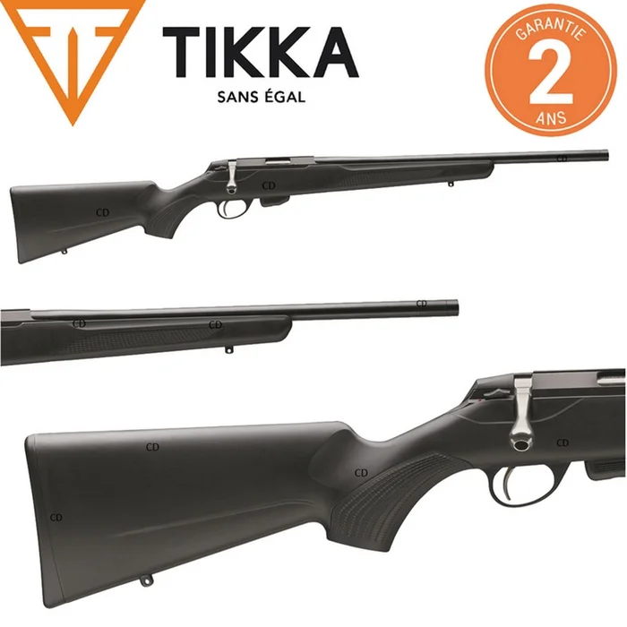 Pack Complet Carabine Tikka T1X Synthétique 22LR + Lunette Burris Fullfield 3-9×40