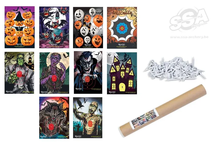 Pack DE 10 BLASONS HALLOWEEN