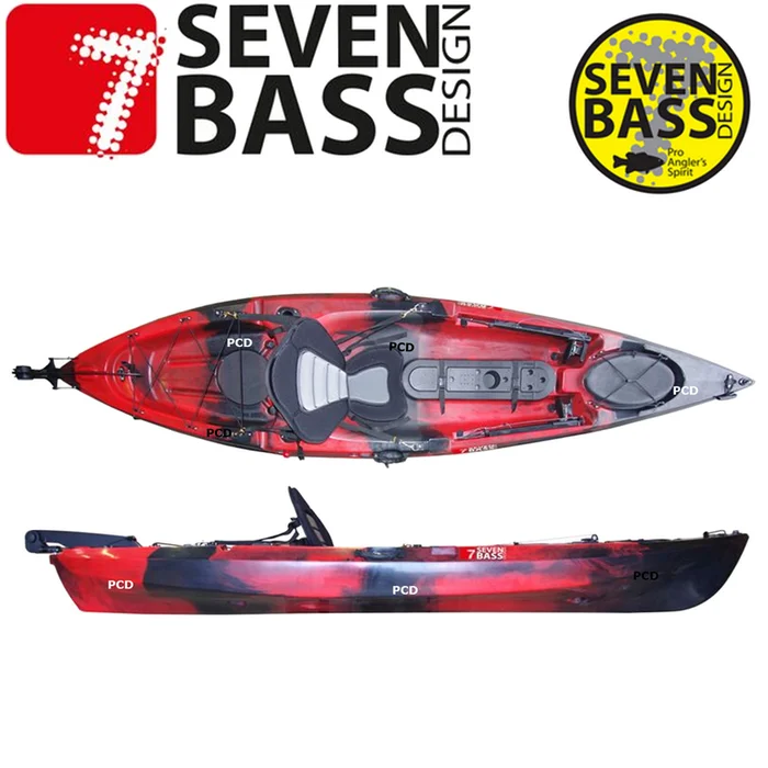 PACK KAYAK SEVEN BASS VOODOO 10