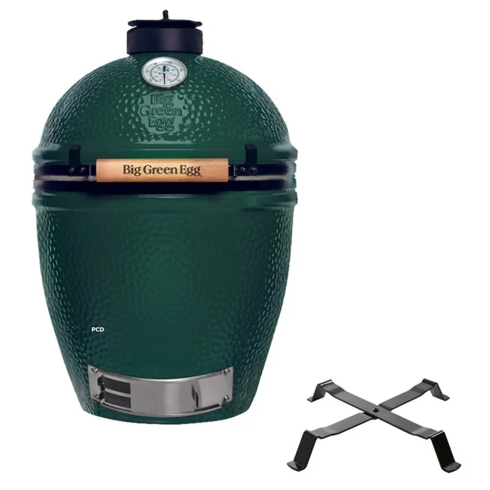 Pack Promo Kamado Big Green Egg Medium Avec Berceau De Table