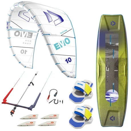 Packs Kitesurf TwintipDuotone Pack evo 13m² + select concept blue 2025