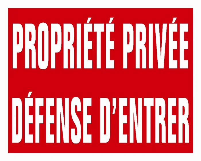 PANNEAU AKILUX PROPRIETE PRIVEE