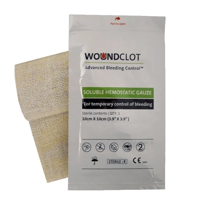 Pansement hémostatique 10*10cm Woundclot