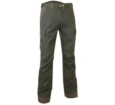 Pantalon de chasse Geai bicolore kaki /marron LMA