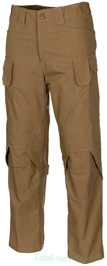 Pantalon de combat MFH Ny/Co « Mission », Rip stop, Coyote tan