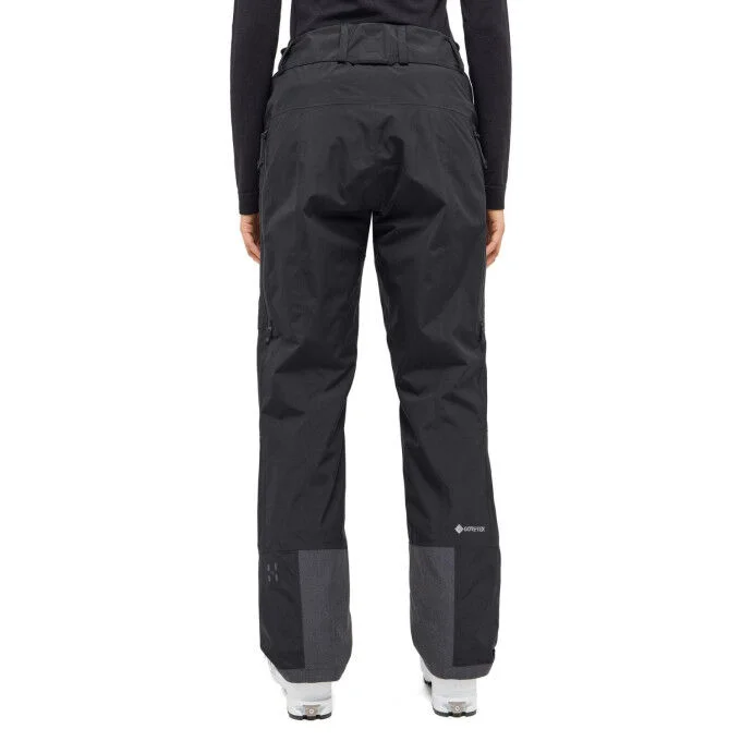 Pantalon de ski Femme Haglofs Latnja GTX – True Black – Image 3