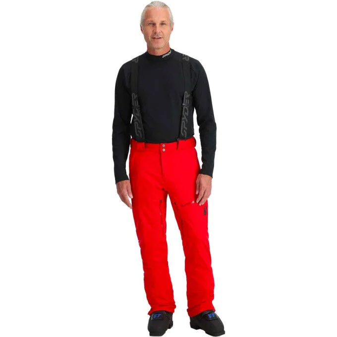Pantalon de ski Homme Spyder Dare Pants Lengths – Spyder Red – Image 3