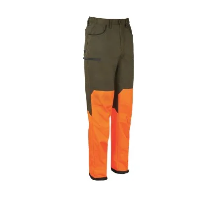 Pantalon de traque renforcé Super Pant Rapace Kaki /Blaze PRO HUNT