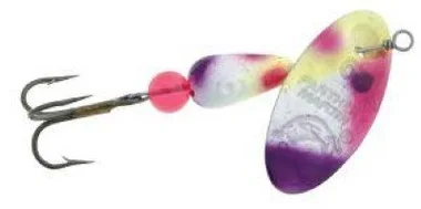 Panther Martin UV Regular In-Line Spinner, #2, 1/16 oz, Chartreuse Violet Rose