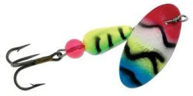 Panther Martin UV Regular In-Line Spinner, #2, 1/16 oz, Rouge Blanc Bleu