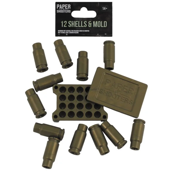 Paper shooters – 12 douilles + moule