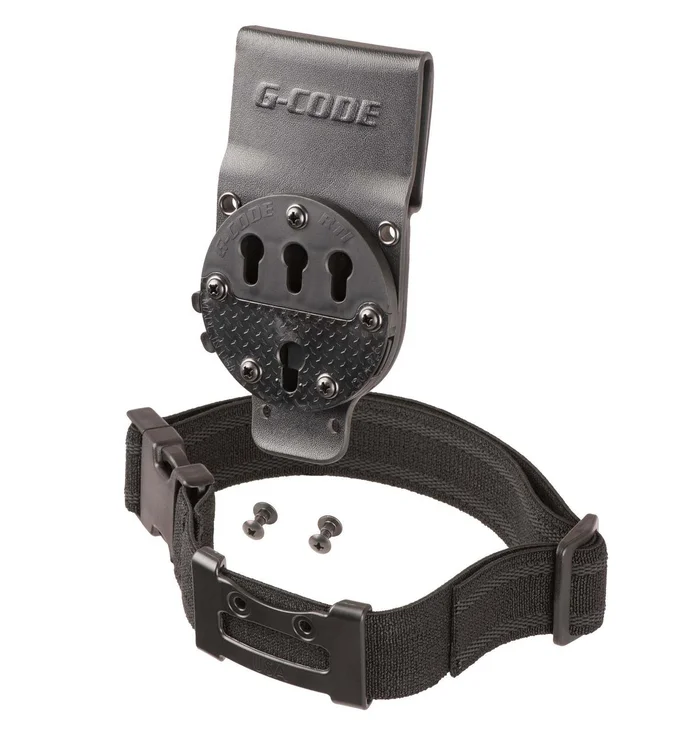 Passant de ceinture RTI optimal drop avec sangle de cuisse et boucle Cobra Noir