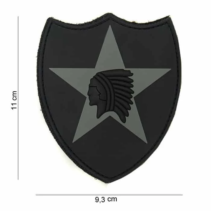 PATCH 3D PVC VELCRO – 2ND INFANTRY