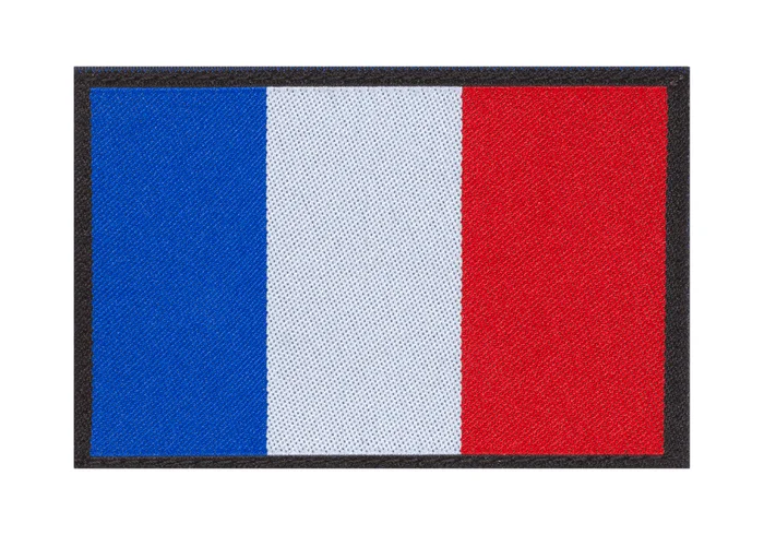 Patch brodé Drapeau Français Coloré clawgear