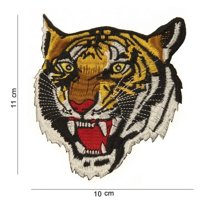 PATCH TISSUS – TIGER LOOKING STRAIGHT FORWARD