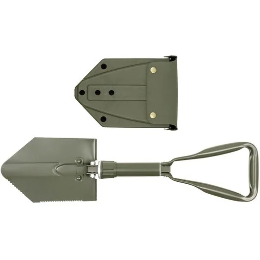 Pelle pliable Bundeswehr Pioneer en 3 parties avec couvercle, vert olive