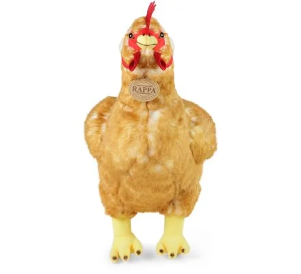 Peluche poule marron 33 cm Eco-friendly – Image 2