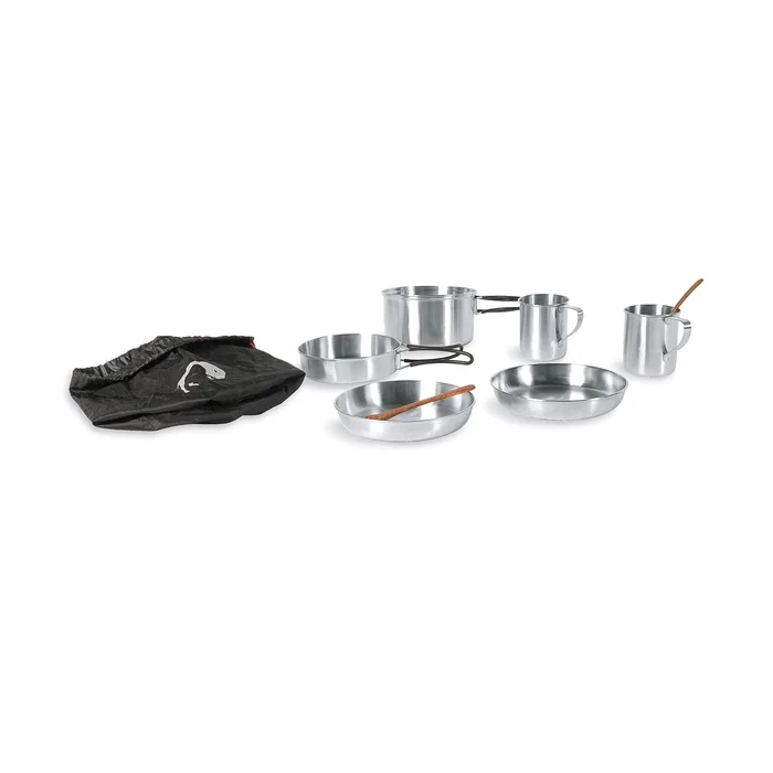 PICNIC SET – Batterie de cuisine Tatonka – Casserole / Couvercle / 2 assiettes / 2 tasses / 2 cuillères