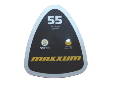 Pièce de moteur de pêche à la traîne Minn Kota – DECAL-COVER, MAX55/SC/HC – 2185613