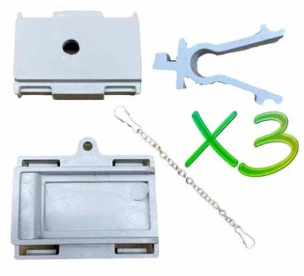 Pièces de rechanges x3 pour tir aux pigeons /canards