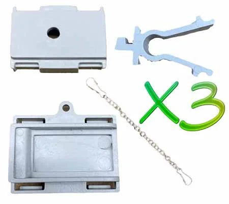 Pièces de rechanges x3 pour tir aux pigeons/canards
