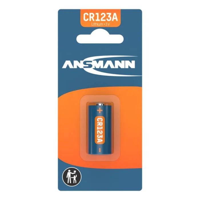Pile Lithium ANSMANN CR123 3 Volts – Haute Performance – Longue Durée – Fiabilité sur le Terrain