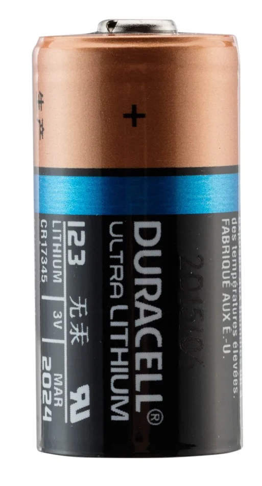 Pile Lithium CR123 3 volts – Duracell