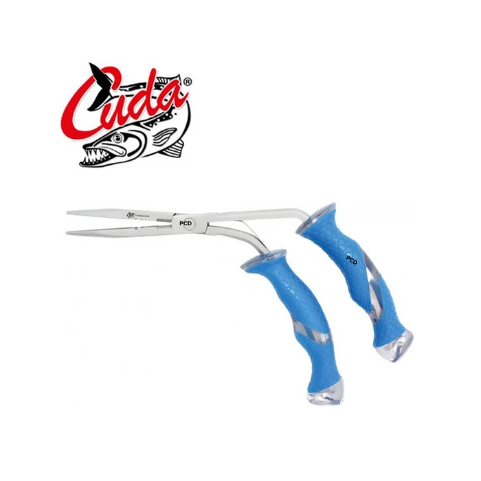 PINCE TITANIUM COUDEE CUDA INOX 23CM