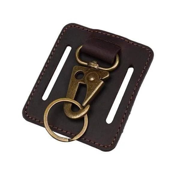 PJ17B – VIPERADE PJ17 Porte-clés de ceinture cuir MARRON