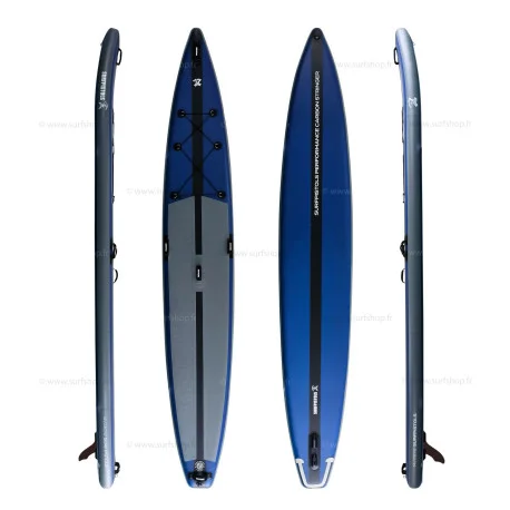 Planches SUP GonflablesSurfpistols PERFORMANCE OCEAN RACE CARBONE