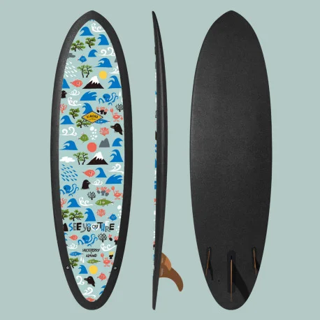Planches Surf en mousseAlmond surfboards PLEZ PHEZ 6’4 R-SERIES – HUCKBERRY DECK