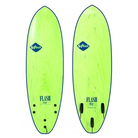 Planches Surf en moussesoftech Flash Eric Geiselman Green Marble