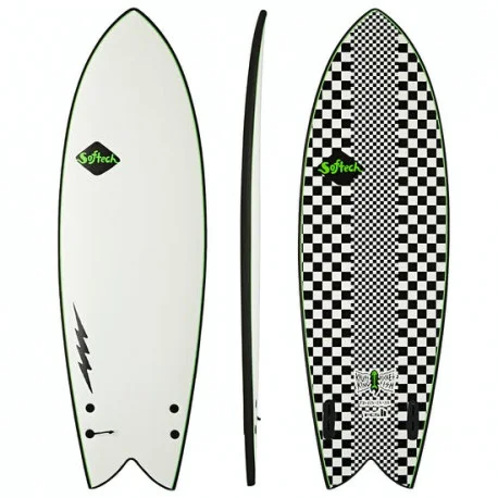 Planches Surf en moussesoftech KYUSS KING ROCKET FISH – CHECKERED
