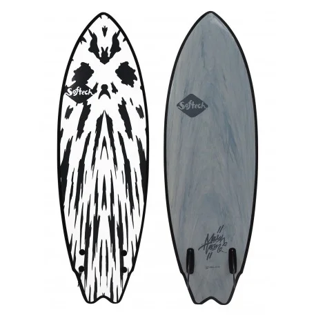Planches Surf en moussesoftech Mason Twin Gunmetal Black