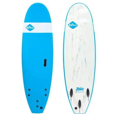 Planches Surf en moussesoftech Roller Blue
