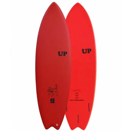 Planches Surf en mousseUP SOFTBOARD GONY ZUBIZARRETA red