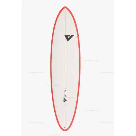 Planches Surf HybridesVICTORY MIDLENGTH EPOXY MATT RED